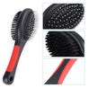 Pet Brush, 2 Sided Pet Grooming Brush Cat Brush Dog Grooming Massage Comb Pet Grooming Tools for Dogs Cats Cleaning Loose Fur Dirt(L)