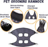 Dog Grooming Hammock Harness for Cats Dogs, Relaxation Pet Grooming Hammock Restraint Dog & Small Animal Leashes Sling for Grooming Dog Grooming Helper for Nail Trimming Clipping Grooming