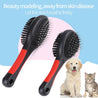 Pet Brush, 2 Sided Pet Grooming Brush Cat Brush Dog Grooming Massage Comb Pet Grooming Tools for Dogs Cats Cleaning Loose Fur Dirt(L)